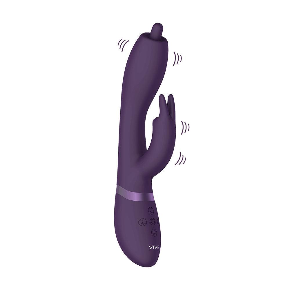 Vive Nilo Purple Pinpoint Rotating G Spot Rabbit-Katys Boutique