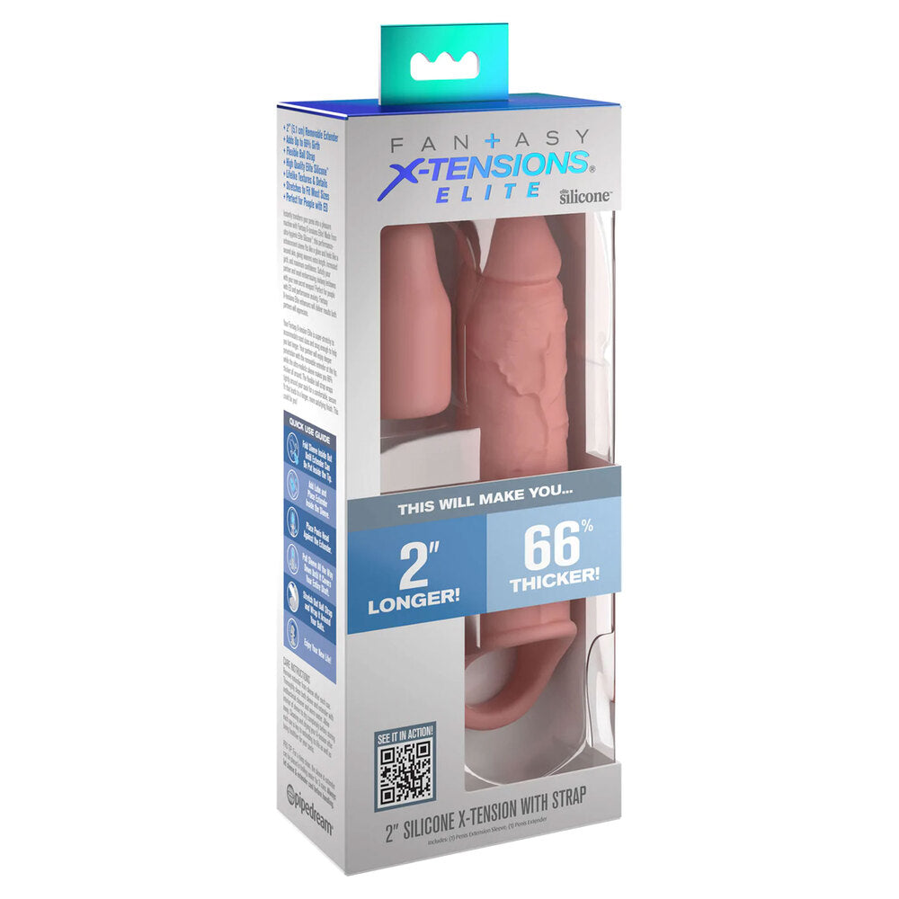 XTensions Elite 2 Inch Penis Extender With Strap-Katys Boutique