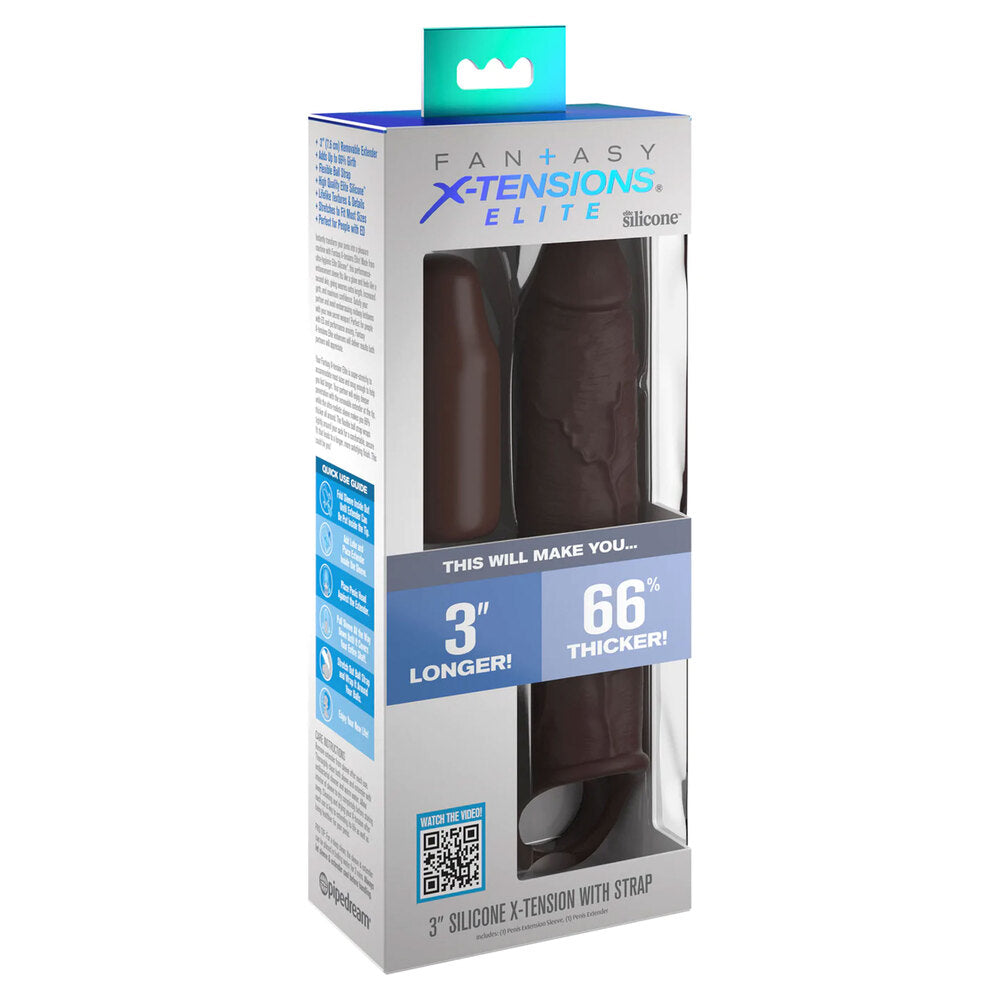 XTensions Elite 3 Inch Penis Extender With Strap-Katys Boutique