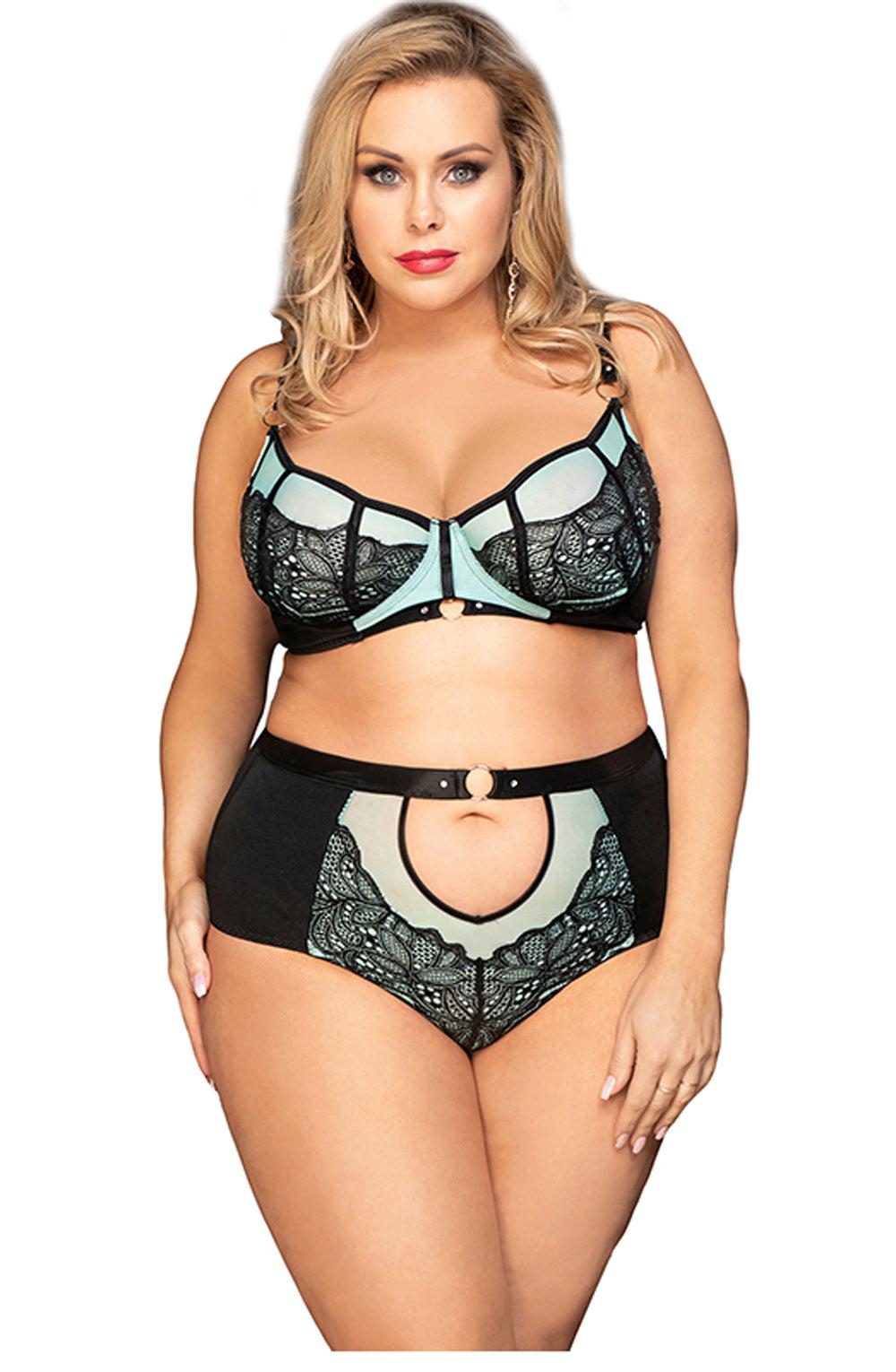 Yesx Yx830Q Blue Bra Set-Katys Boutique