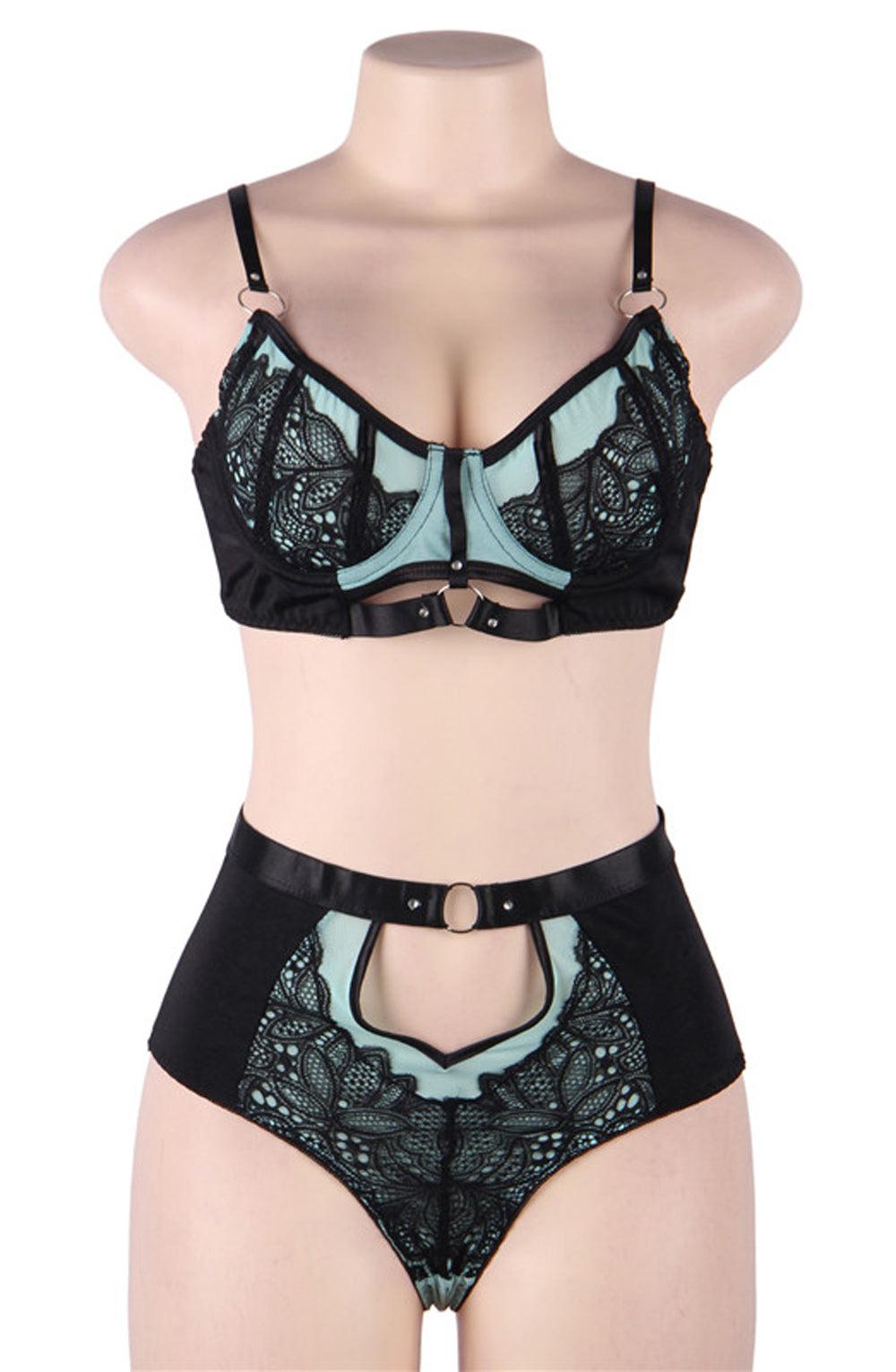 Yesx Yx830Q Blue Bra Set-Katys Boutique